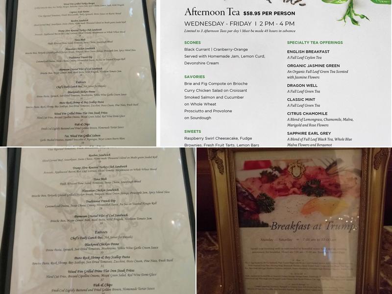 Cafe Pacific Menu