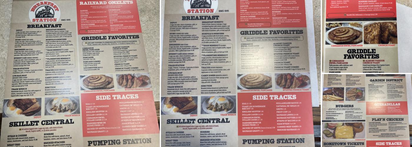 Breakfast station Menu