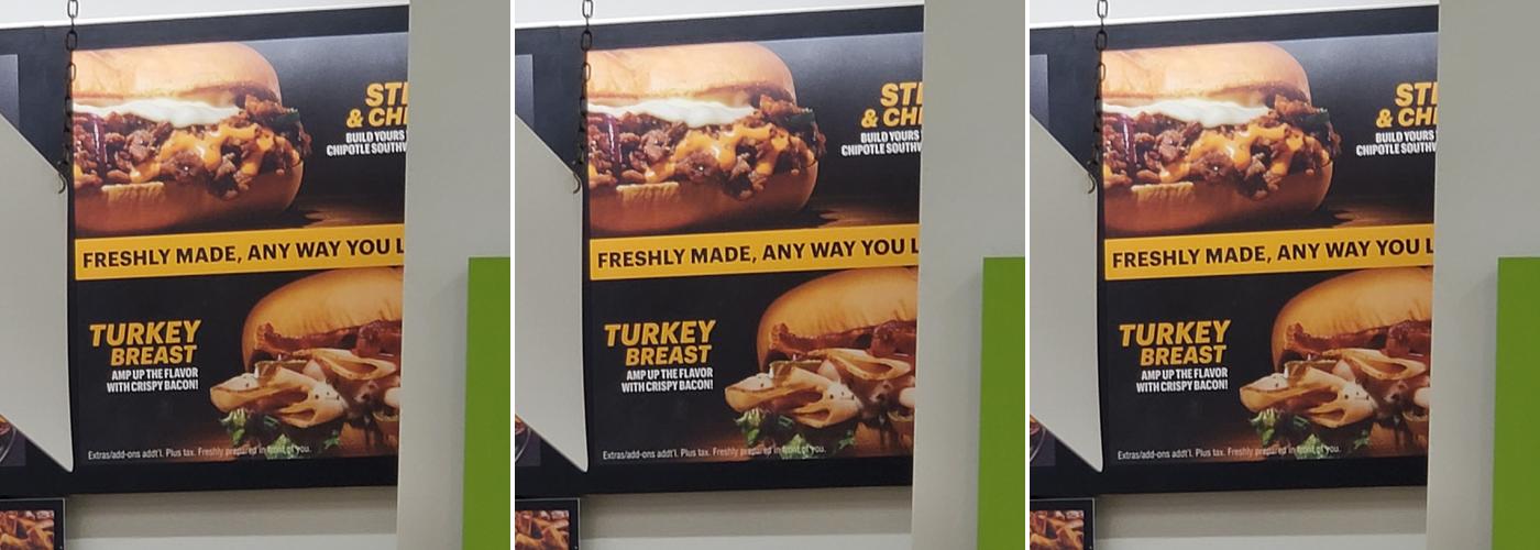 Subway Menu
