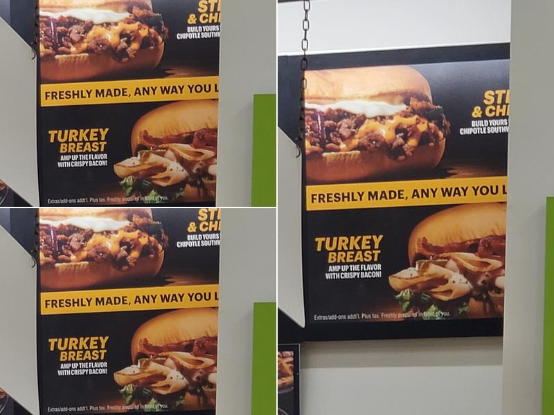Subway Menu