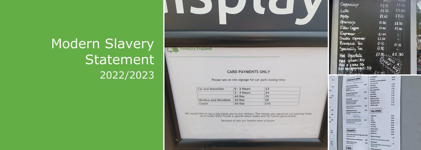 The Forest Cafe & Visitor Centre Ltd Menu