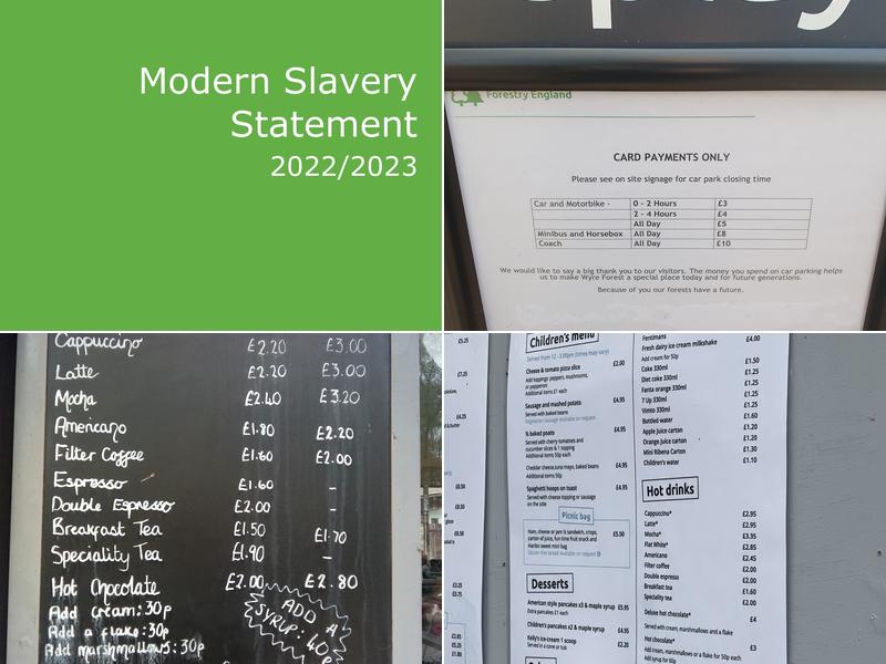 The Forest Cafe & Visitor Centre Ltd Menu