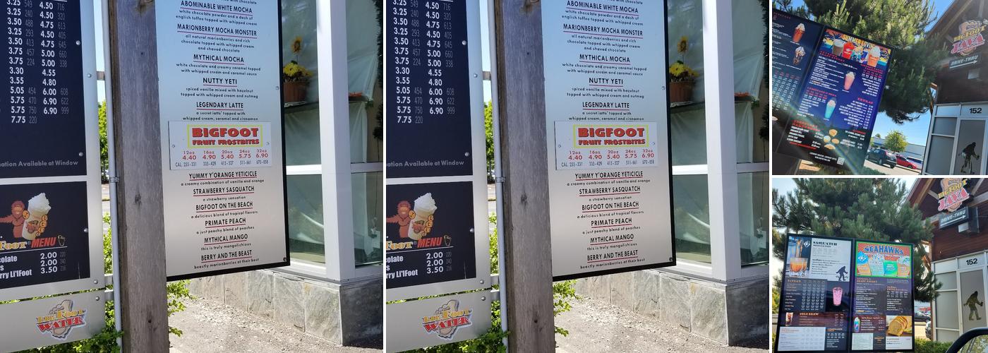 Bigfoot Java Menu