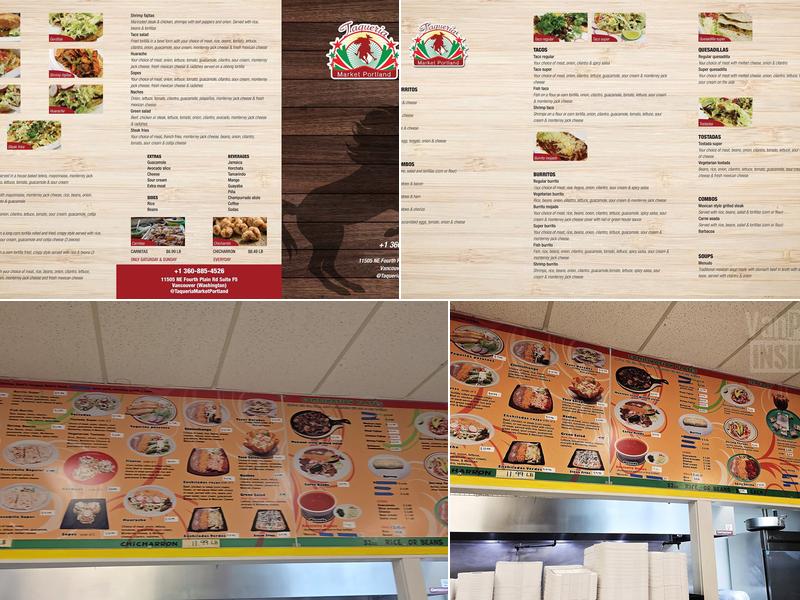 Taqueria Market Menu