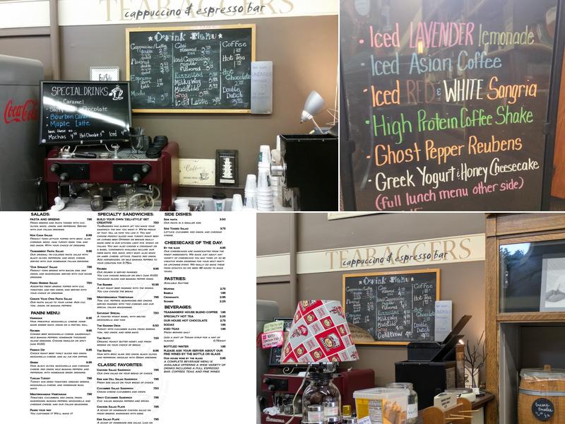 Tea Baggers Menu