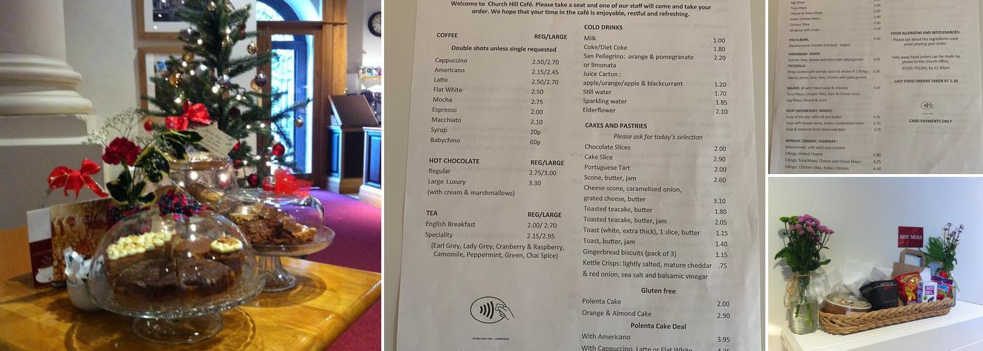 Church Hill Cafe Menu