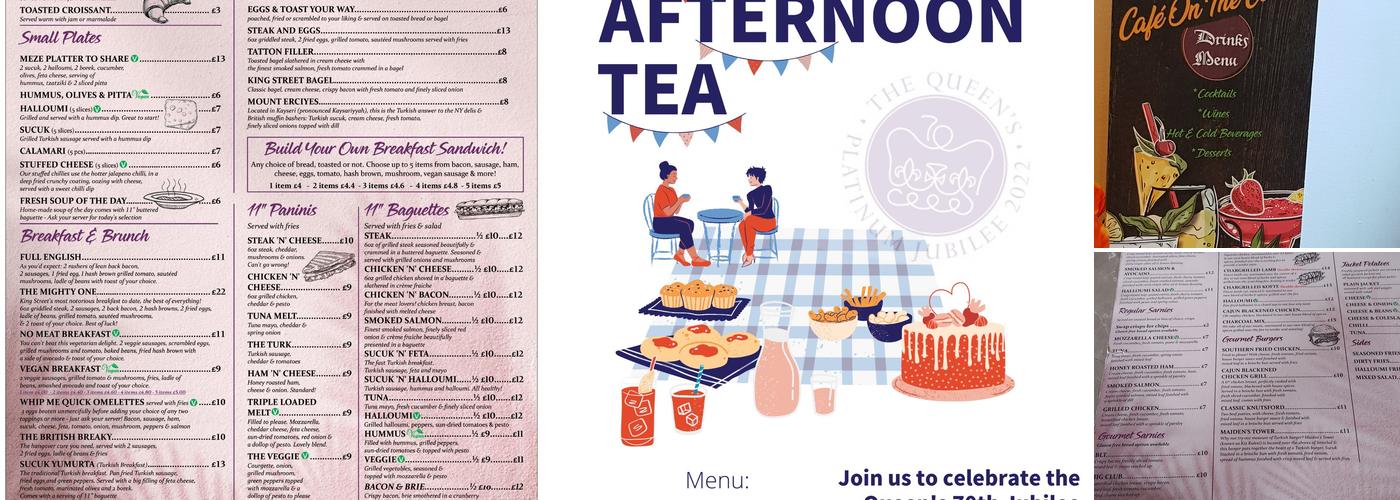 Cafe on the Corner Menu