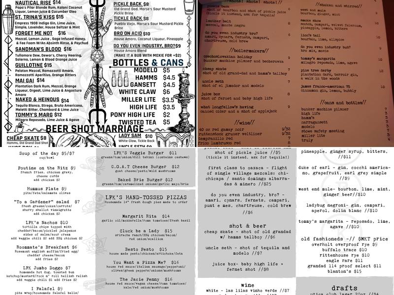 LFK Menu