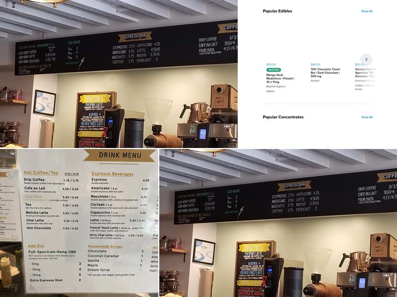 Higher Grounds of Maine Menu