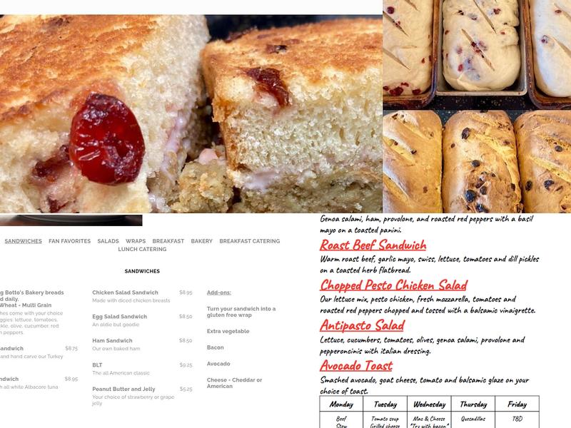 Tally's Kitchen at Bayside Menu