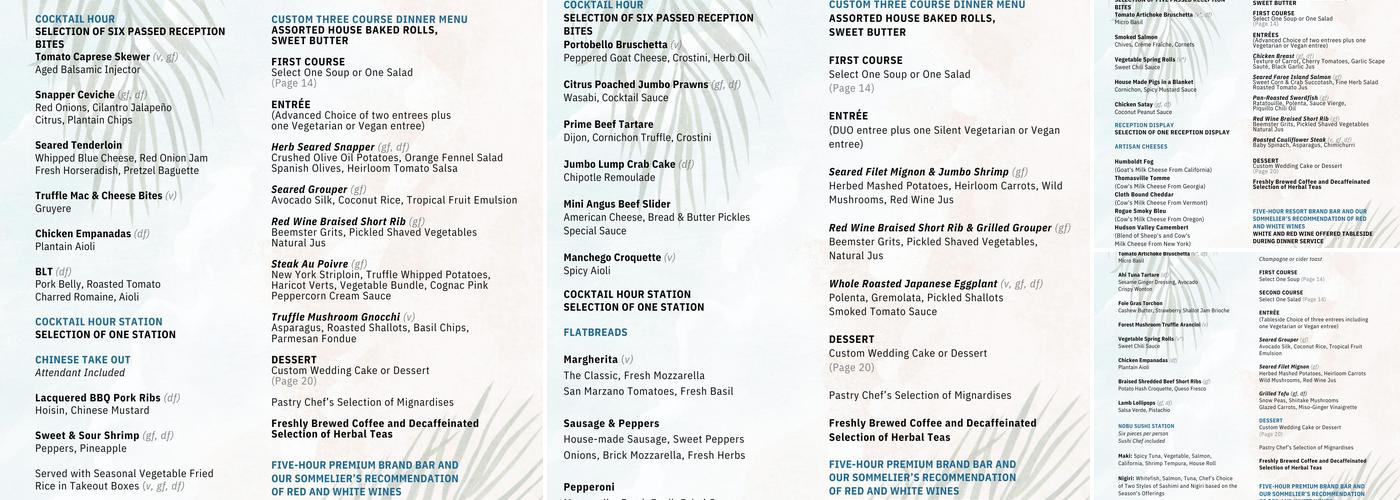 Angle Restaurant Menu