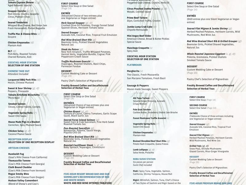 Angle Restaurant Menu