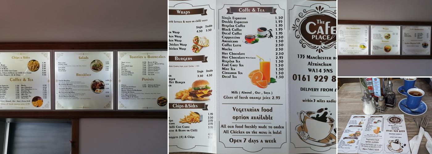 The Cafe Place Menu