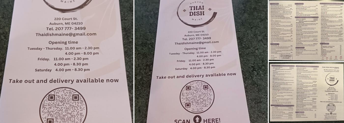 Thai Dish Auburn Menu