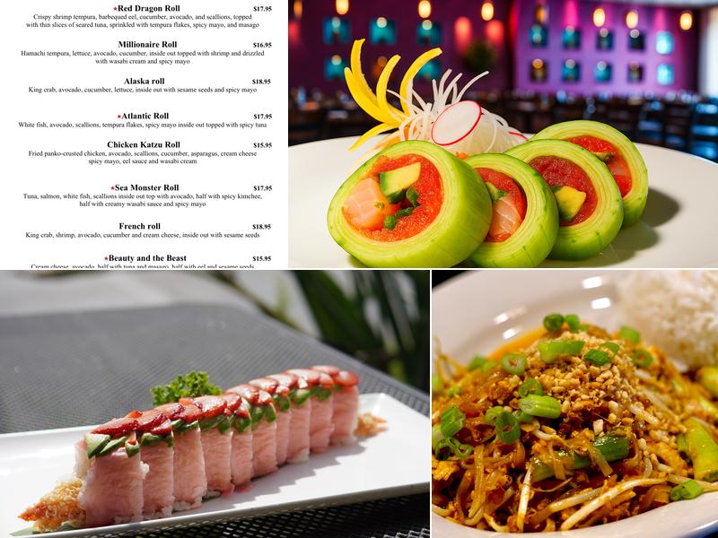 Tee Jay Thai Sushi Menu