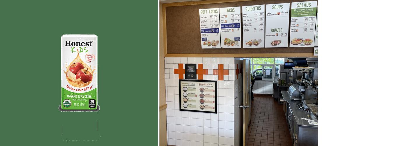 Taco Time Menu