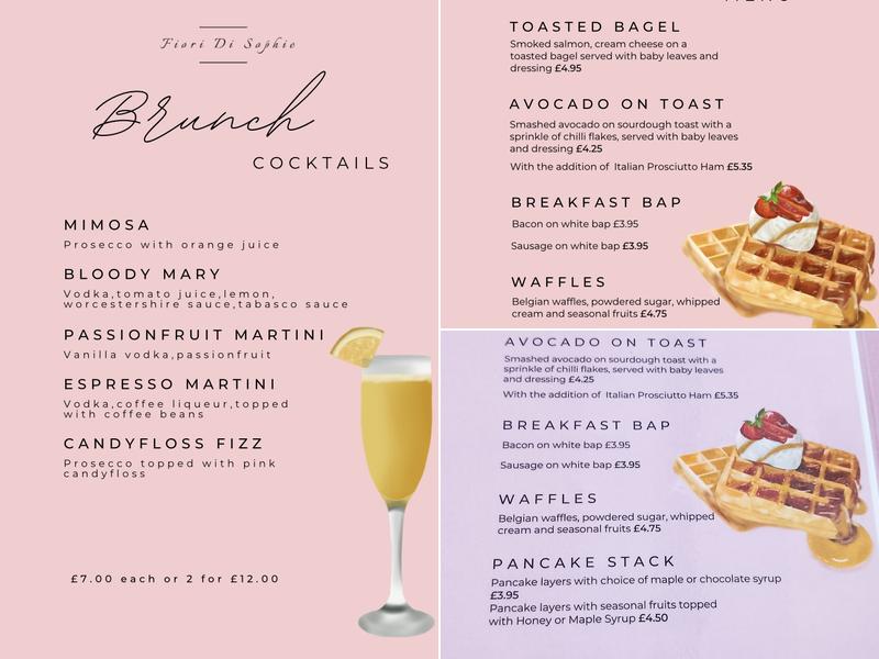 Fiori Di Sophie Menu