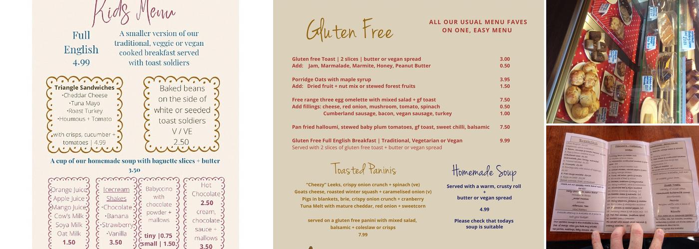 Darby’s Coffee & Arts Lounge Menu