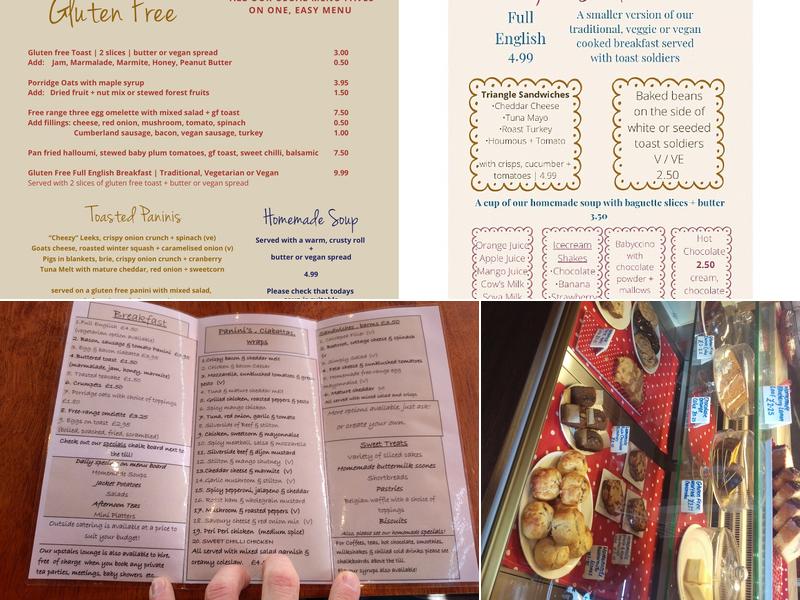 Darby’s Coffee & Arts Lounge Menu