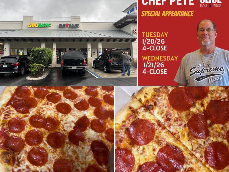 Big Slice Pizza & Wings 2878 SW Martin Downs Blvd, Palm City