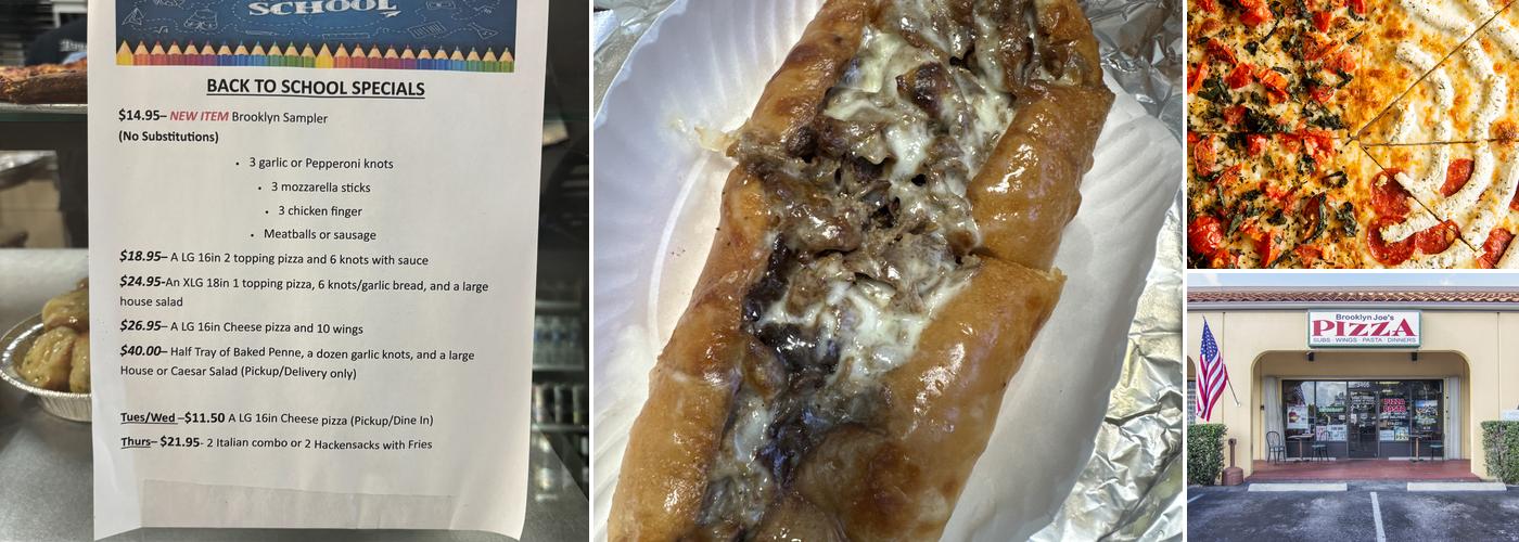 Brooklyn Joe's Pizza Menu