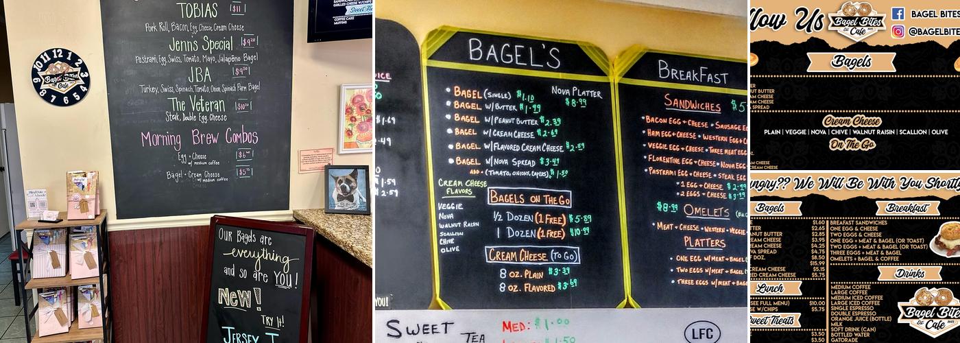 Bagel Bites Cafe Menu