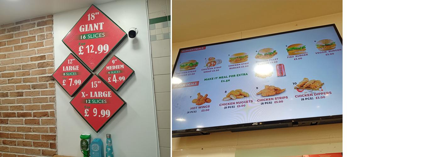 Pizza Bella Hounslow Menu