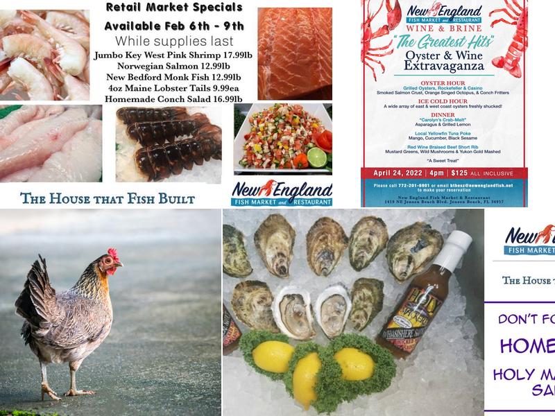 New England Fish Market & Restaurant Menu