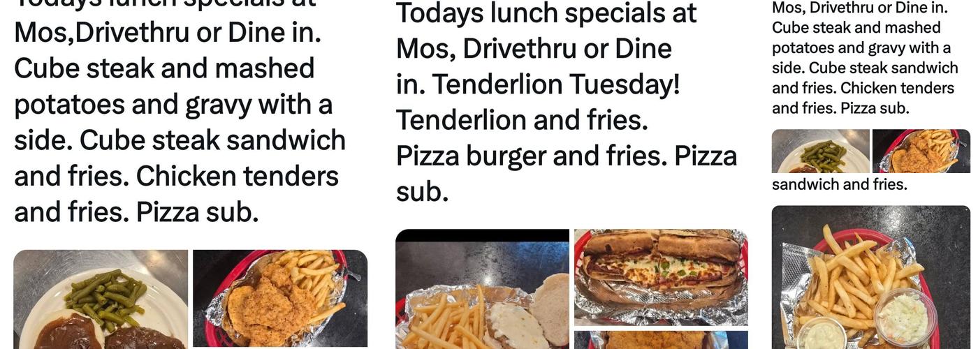 Fish-Mo's Menu