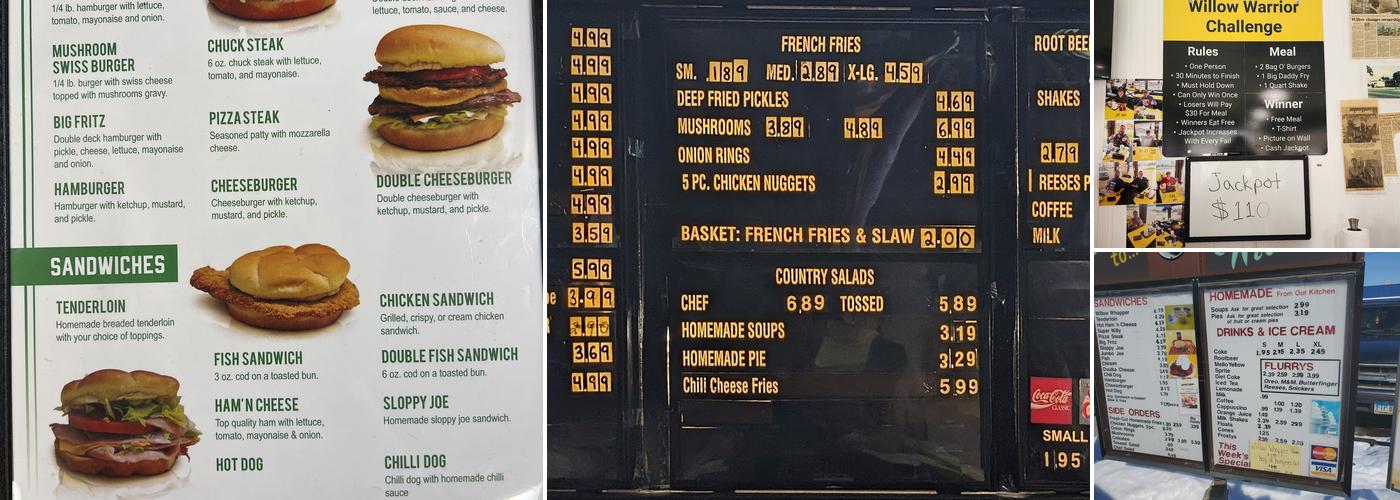 Willow Menu