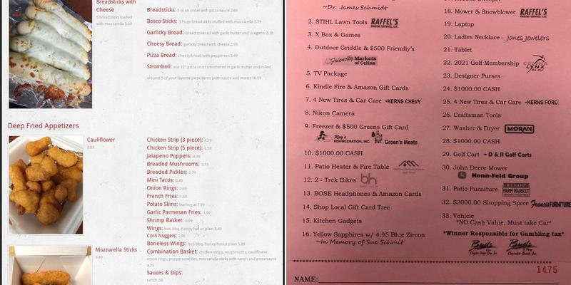 Westside Carry Out Menu