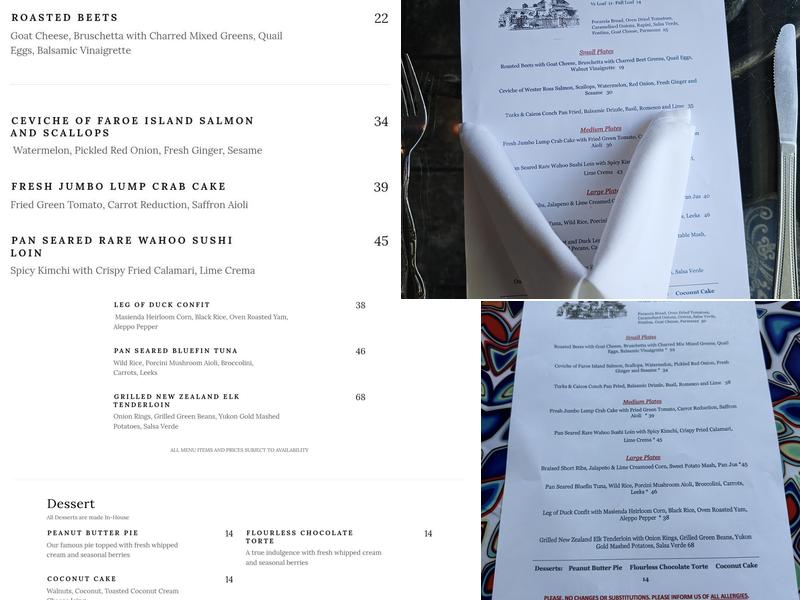 11 Maple Street Menu