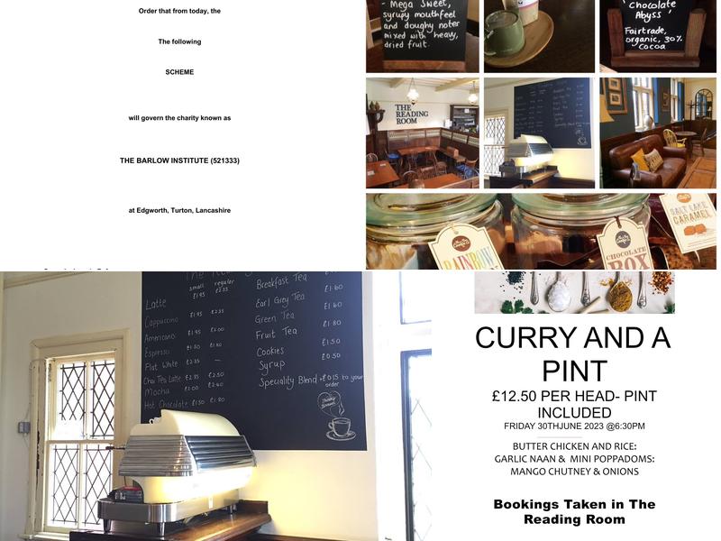 The Reading Room at The Barlow Menu