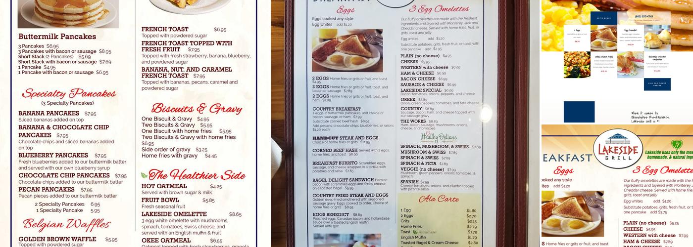 Lakeside Grill Menu