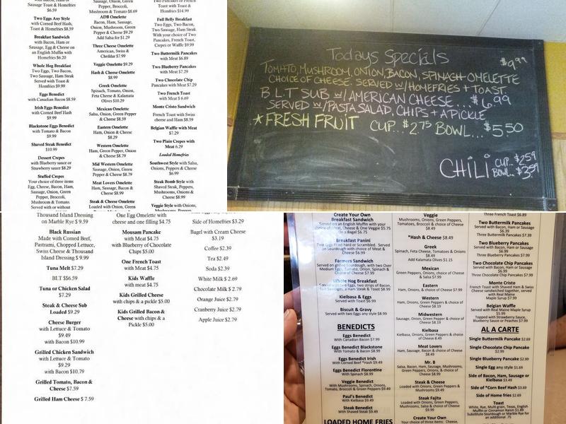 All Day Breakfast Menu