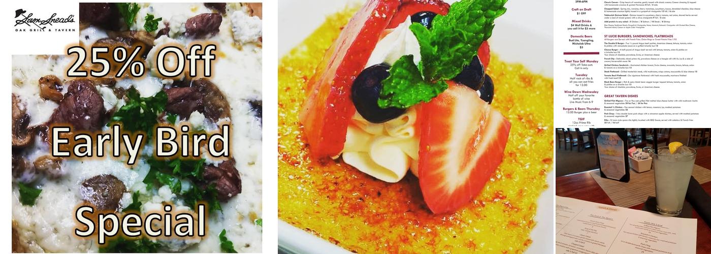 Sam Snead's Tavern Menu