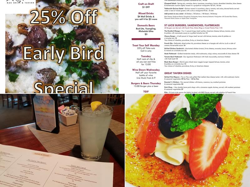 Sam Snead's Tavern Menu