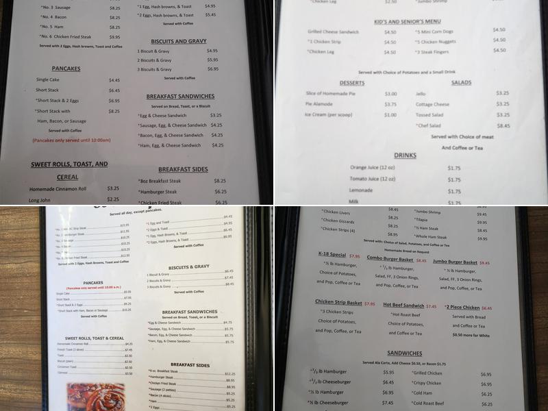 K-18 Café Menu