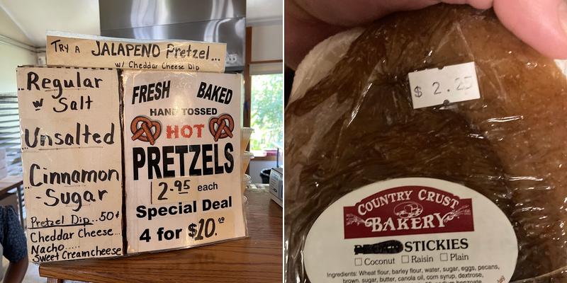 Country Crust Bakery Menu