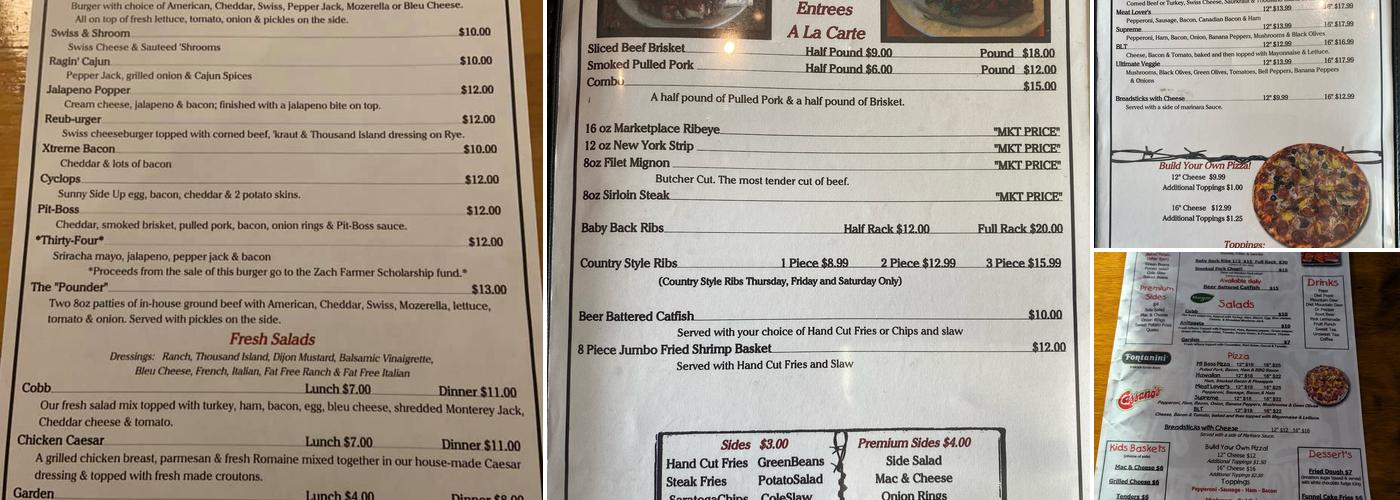 Ritchie's Backyard BBQ Menu
