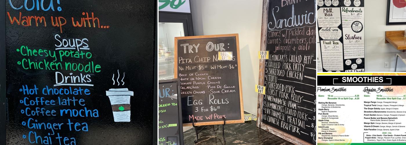 Fresh Express Menu
