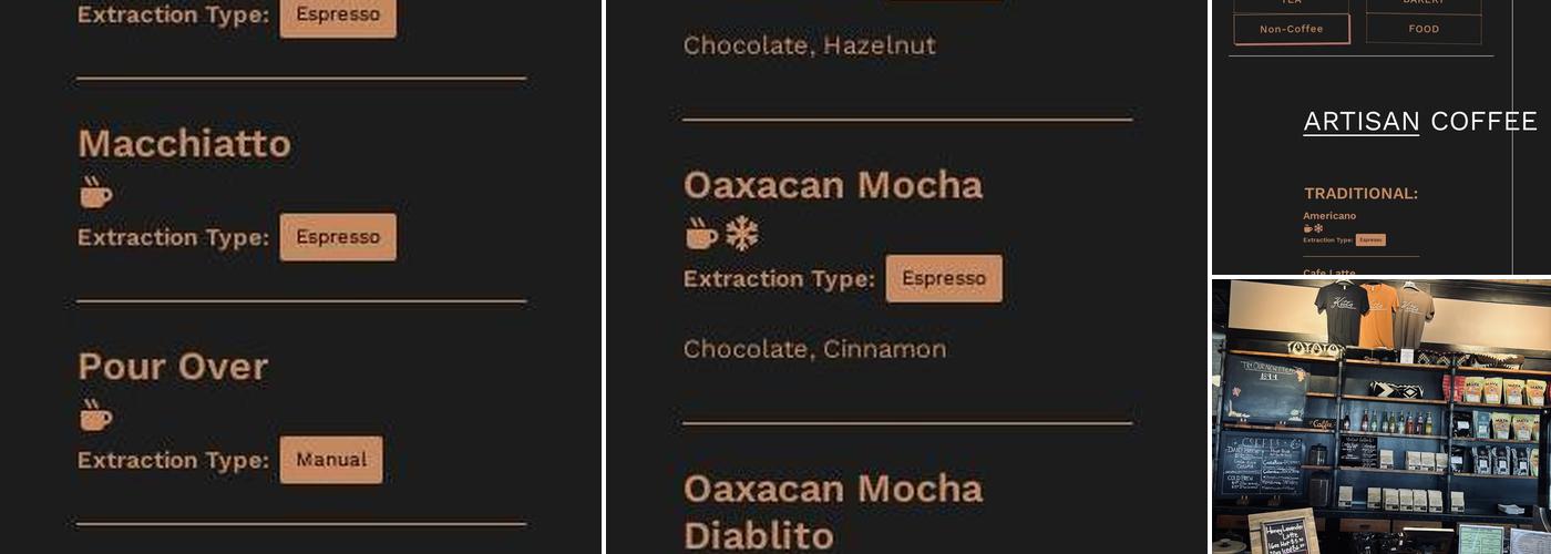 Kitt's Kitchen and Coffee Menu