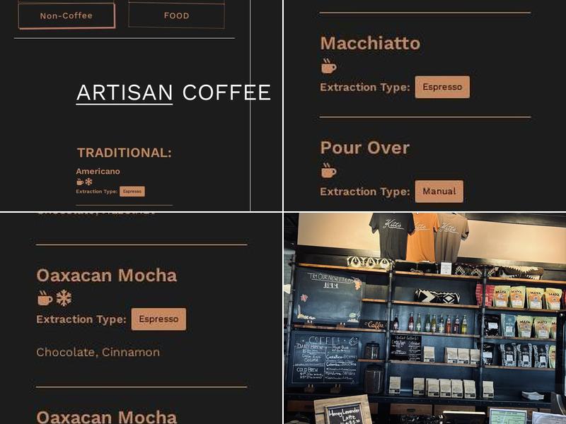 Kitt's Kitchen and Coffee Menu