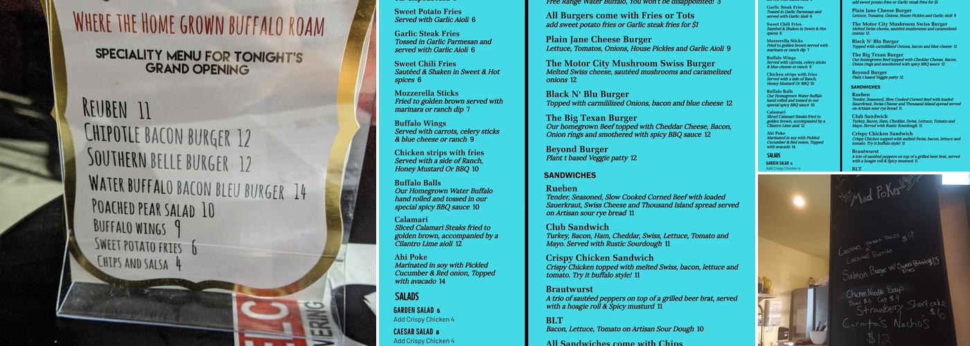 Cj’s Sports Bar & Grill Menu