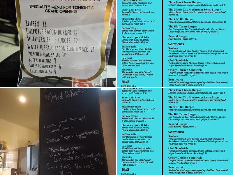 Cj’s Sports Bar & Grill Menu