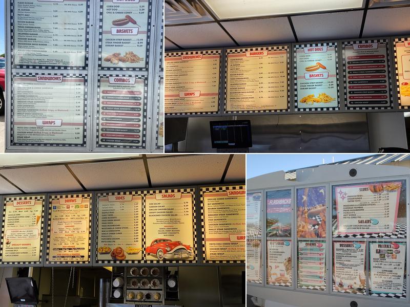 Flashback Diner Menu