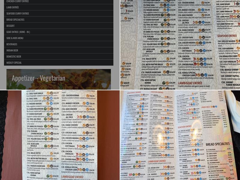 Indias Grill Fort Myers - Indian Restaurant Menu