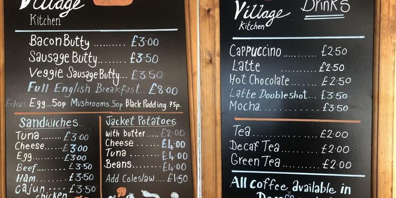 The Village Kitchen Menu