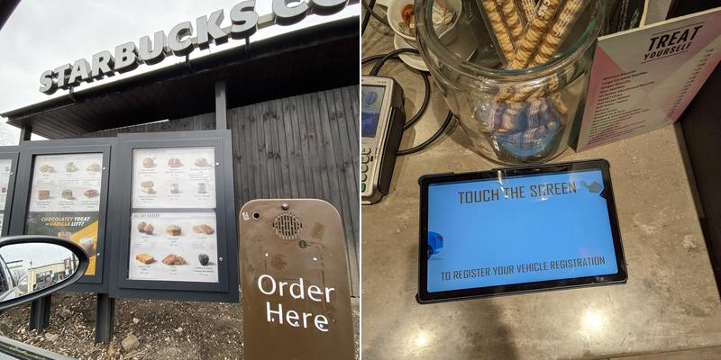 Starbucks Coffee Menu