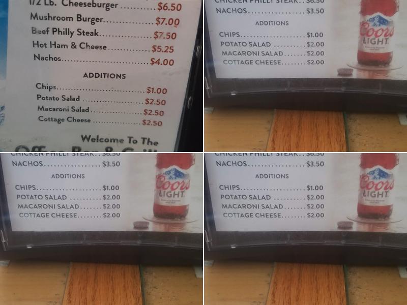 The Office Bar & Grill Menu